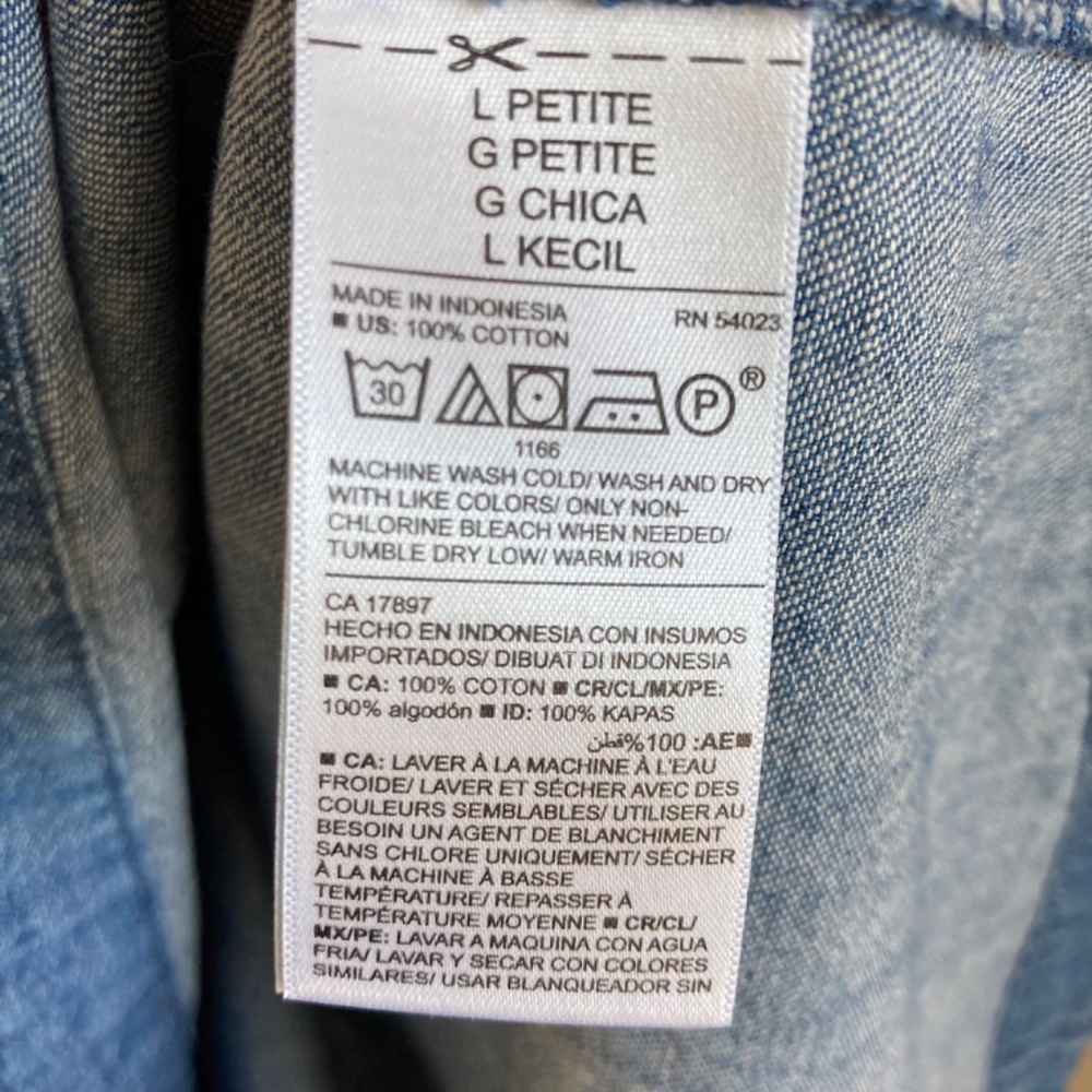 Old Navy denim shirt dress - Picture 6 of 6
